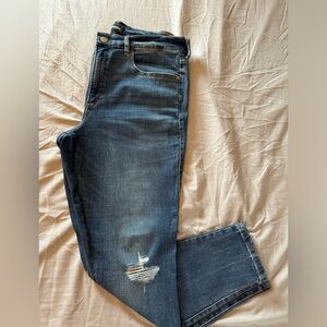 Express Skinny High Rise Denim Perfect Jeans